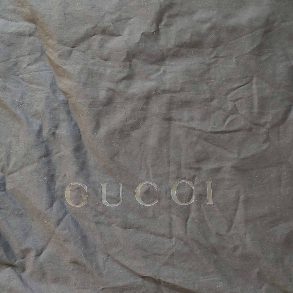 Gucci Authentic Drawstring Dust Bag Large Black B… - image 5